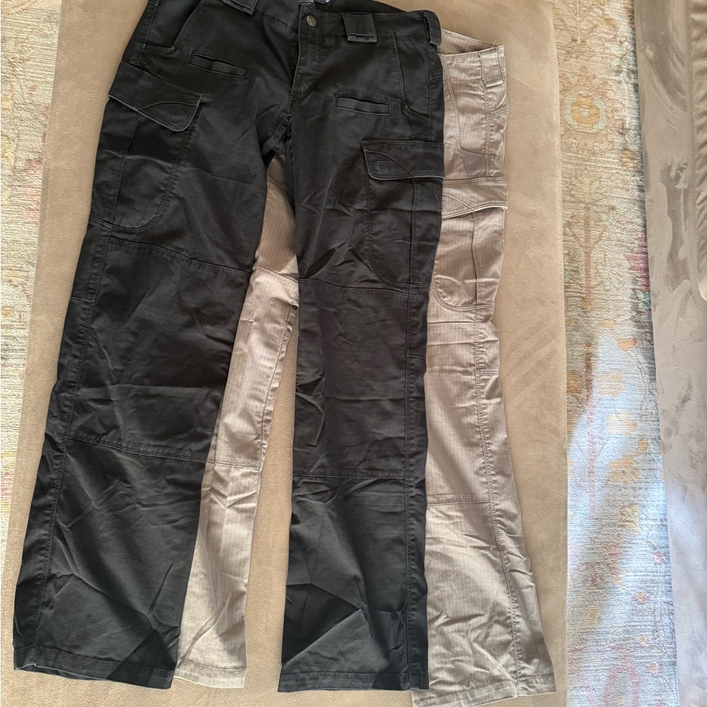 5.11 Tactical Series Dark Gray and Black (two pair sold together!)